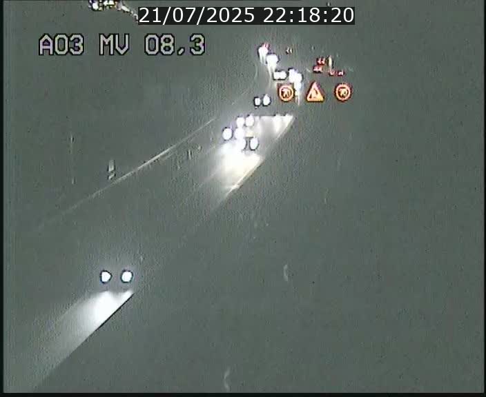Webcam Autoroute après la Croix de Bettembourg en direction de Luxembourg sur l'A3