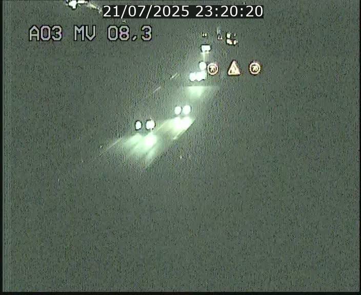 Webcam Autoroute après la Croix de Bettembourg en direction de Luxembourg sur l'A3