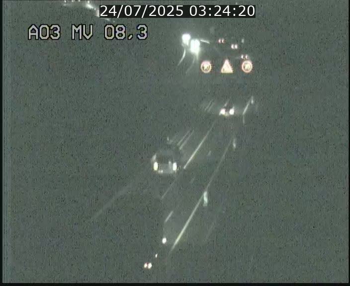 Webcam Autoroute après la Croix de Bettembourg en direction de Luxembourg sur l'A3