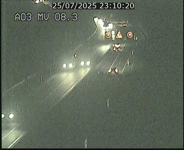 Webcam Autoroute après la Croix de Bettembourg en direction de Luxembourg sur l'A3