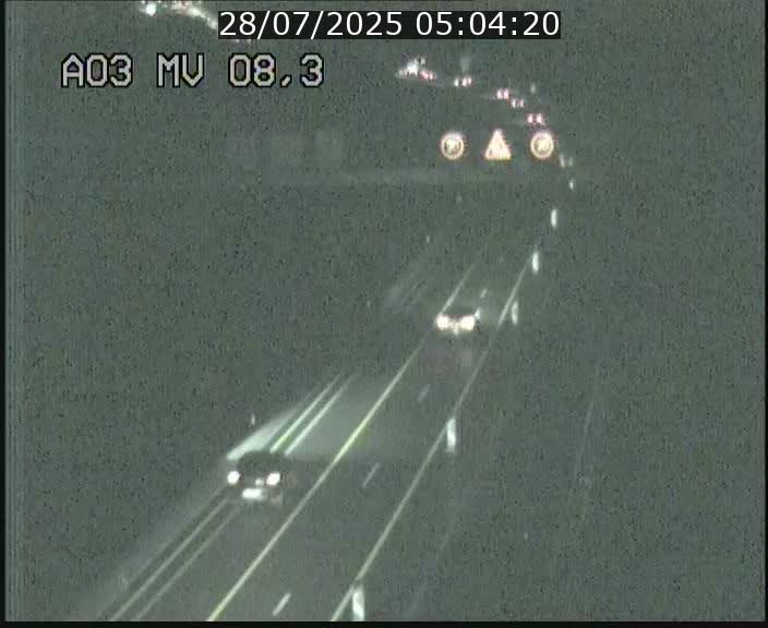 Webcam Autoroute après la Croix de Bettembourg en direction de Luxembourg sur l'A3