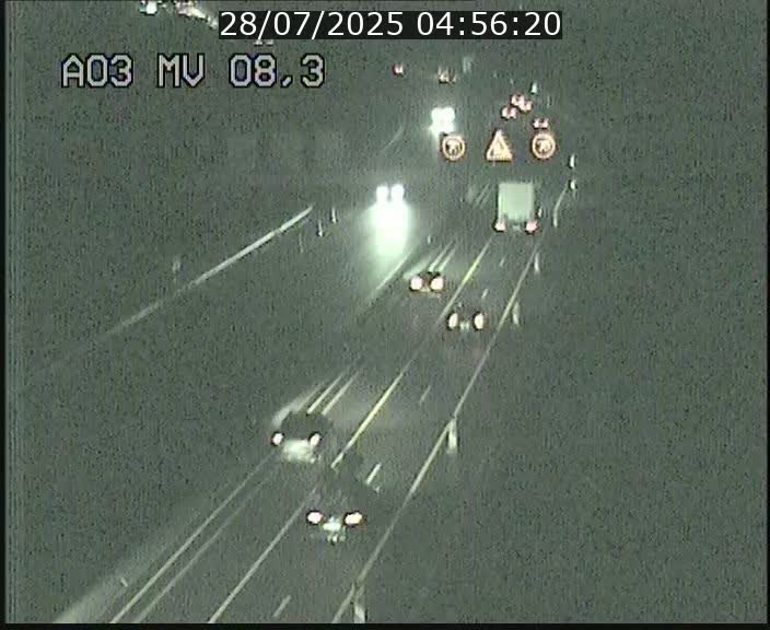 Webcam Autoroute après la Croix de Bettembourg en direction de Luxembourg sur l'A3