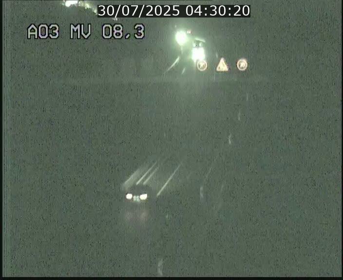 Webcam Autoroute après la Croix de Bettembourg en direction de Luxembourg sur l'A3