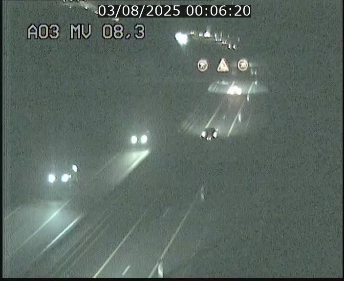 Webcam Autoroute après la Croix de Bettembourg en direction de Luxembourg sur l'A3