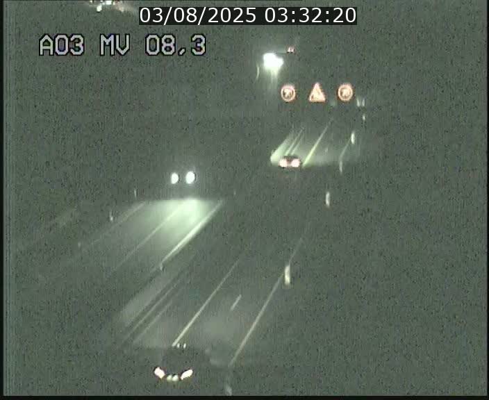 Webcam Autoroute après la Croix de Bettembourg en direction de Luxembourg sur l'A3