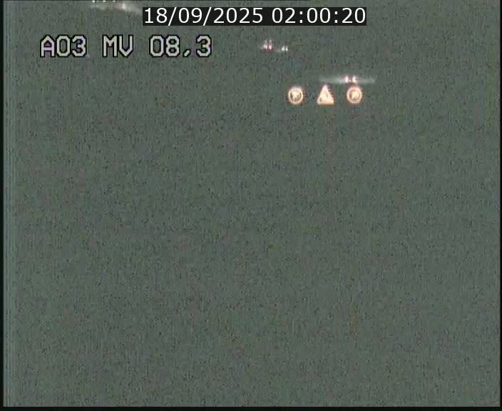 Webcam Autoroute après la Croix de Bettembourg en direction de Luxembourg sur l'A3