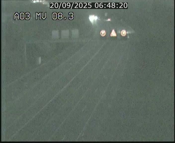Webcam Autoroute après la Croix de Bettembourg en direction de Luxembourg sur l'A3