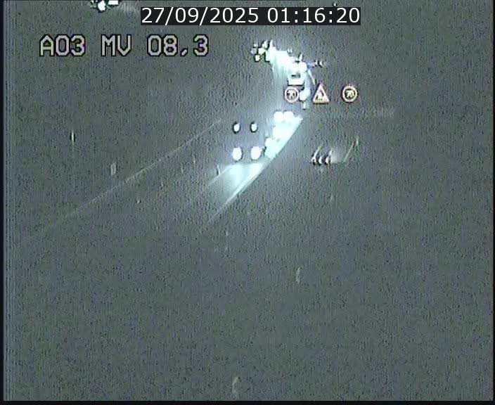 Webcam Autoroute après la Croix de Bettembourg en direction de Luxembourg sur l'A3