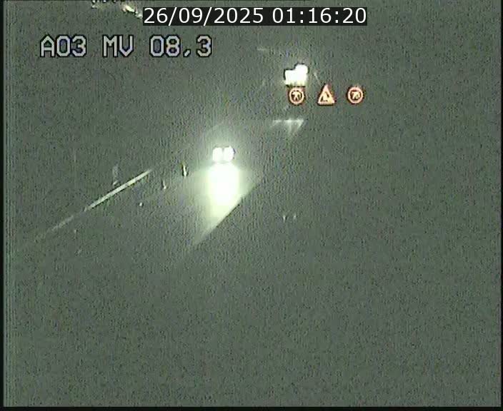 Webcam Autoroute après la Croix de Bettembourg en direction de Luxembourg sur l'A3