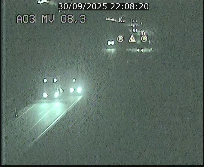 Webcam Autoroute après la Croix de Bettembourg en direction de Luxembourg sur l'A3