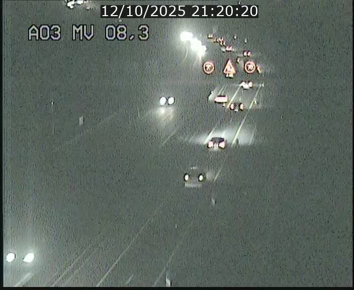 Webcam Autoroute après la Croix de Bettembourg en direction de Luxembourg sur l'A3