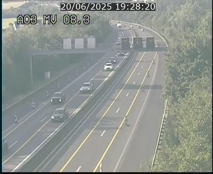 <h2>Webcam Autoroute après la Croix de Bettembourg en direction de Luxembourg sur l'A3</h2>