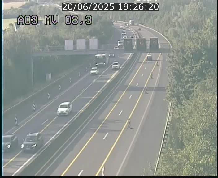 <h2>Webcam Autoroute après la Croix de Bettembourg en direction de Luxembourg sur l'A3</h2>