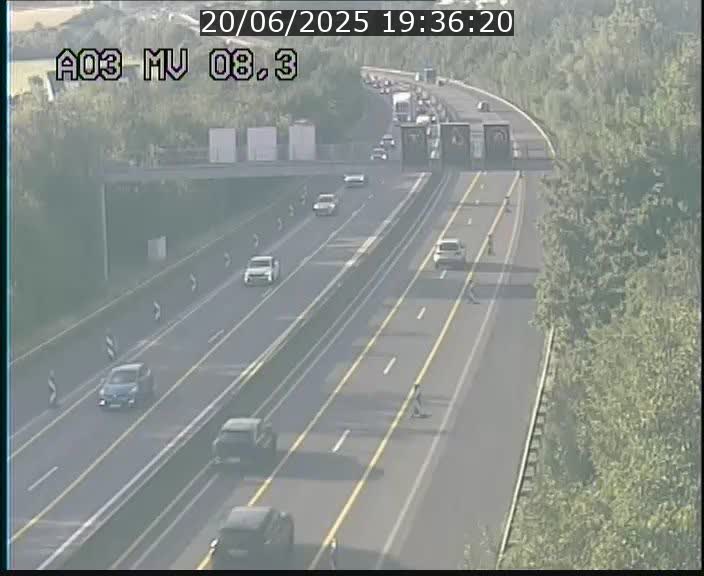 <h2>Webcam Autoroute après la Croix de Bettembourg en direction de Luxembourg sur l'A3</h2>