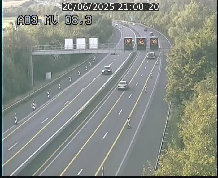 <h2>Webcam Autoroute après la Croix de Bettembourg en direction de Luxembourg sur l'A3</h2>