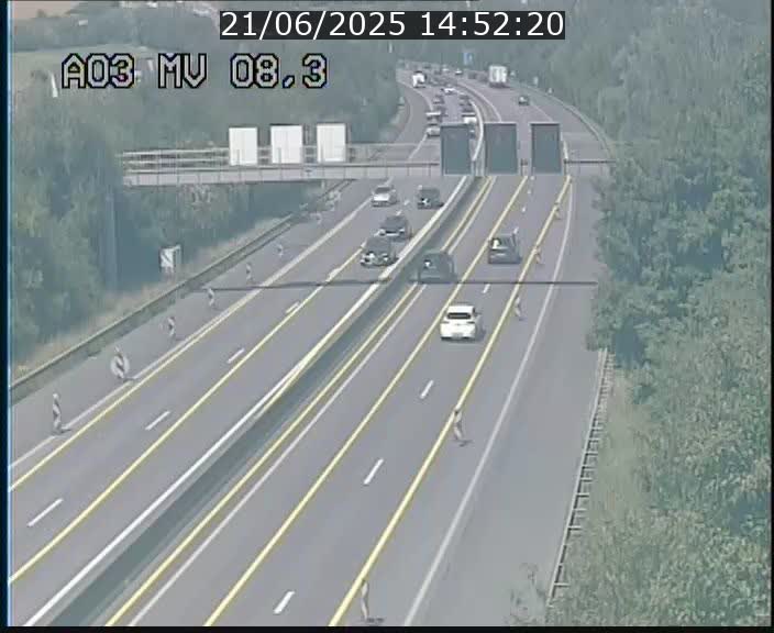 <h2>Webcam Autoroute après la Croix de Bettembourg en direction de Luxembourg sur l'A3</h2>