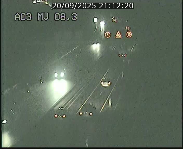 Webcam Autoroute après la Croix de Bettembourg en direction de Luxembourg sur l'A3