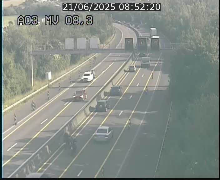 <h2>Webcam Autoroute après la Croix de Bettembourg en direction de Luxembourg sur l'A3</h2>