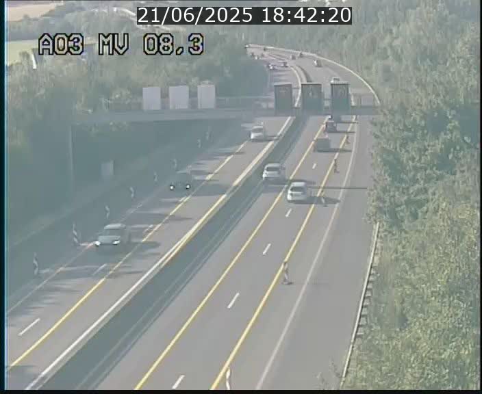 <h2>Webcam Autoroute après la Croix de Bettembourg en direction de Luxembourg sur l'A3</h2>