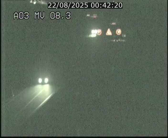 <h2>Webcam Autoroute après la Croix de Bettembourg en direction de Luxembourg sur l'A3</h2>