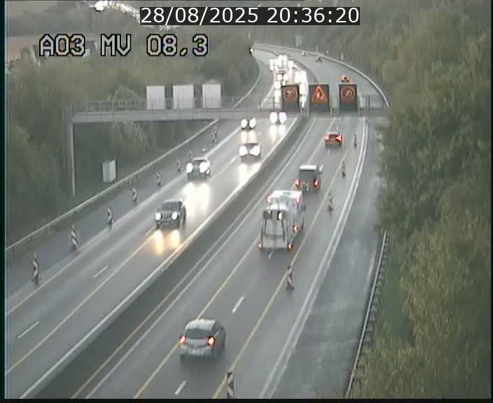 <h2>Webcam Autoroute après la Croix de Bettembourg en direction de Luxembourg sur l'A3</h2>