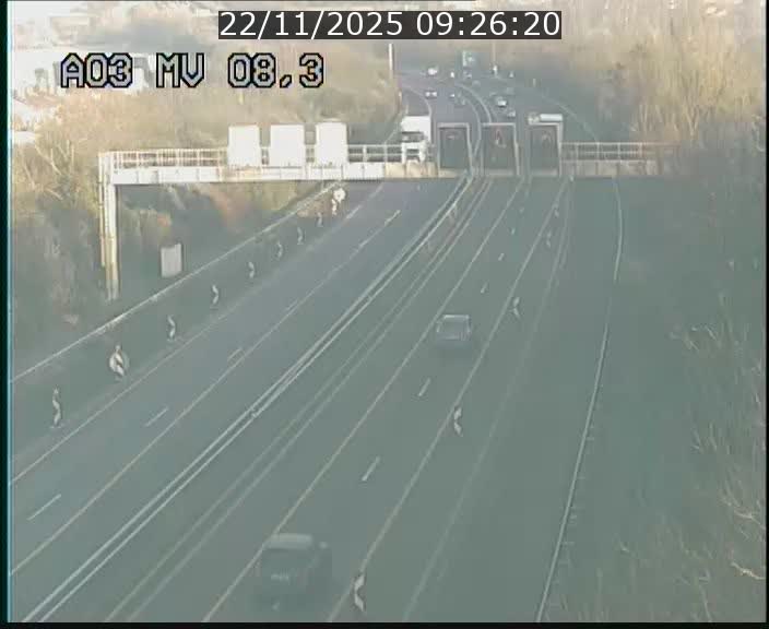 <h2>Webcam Autoroute après la Croix de Bettembourg en direction de Luxembourg sur l'A3</h2>