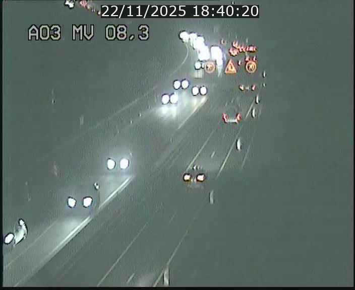 <h2>Webcam Autoroute après la Croix de Bettembourg en direction de Luxembourg sur l'A3</h2>