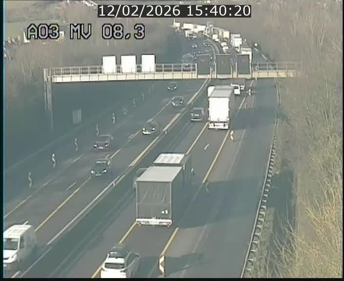 <h2>Webcam Autoroute après la Croix de Bettembourg en direction de Luxembourg sur l'A3</h2>