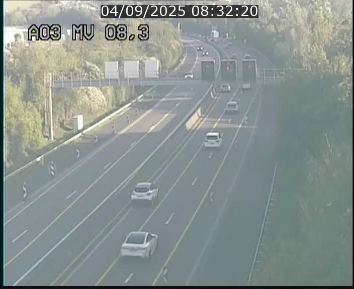 <h2>Webcam Autoroute après la Croix de Bettembourg en direction de Luxembourg sur l'A3</h2>