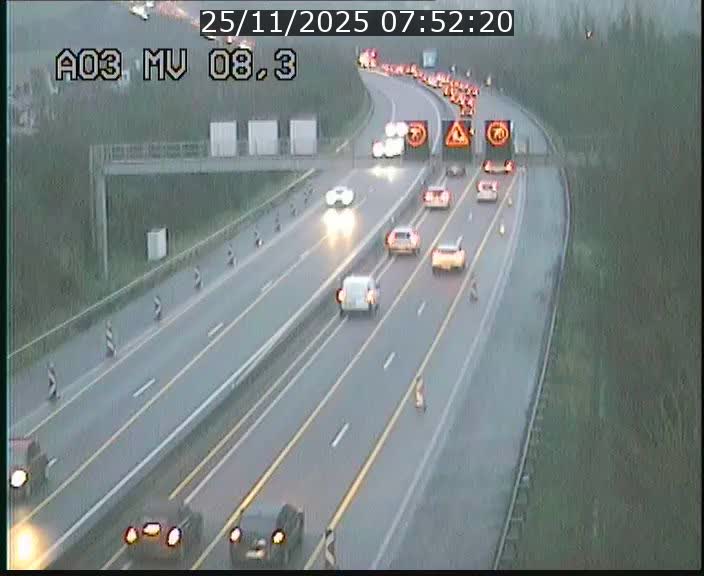 <h2>Webcam Autoroute après la Croix de Bettembourg en direction de Luxembourg sur l'A3</h2>