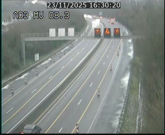 <h2>Webcam Autoroute après la Croix de Bettembourg en direction de Luxembourg sur l'A3</h2>
