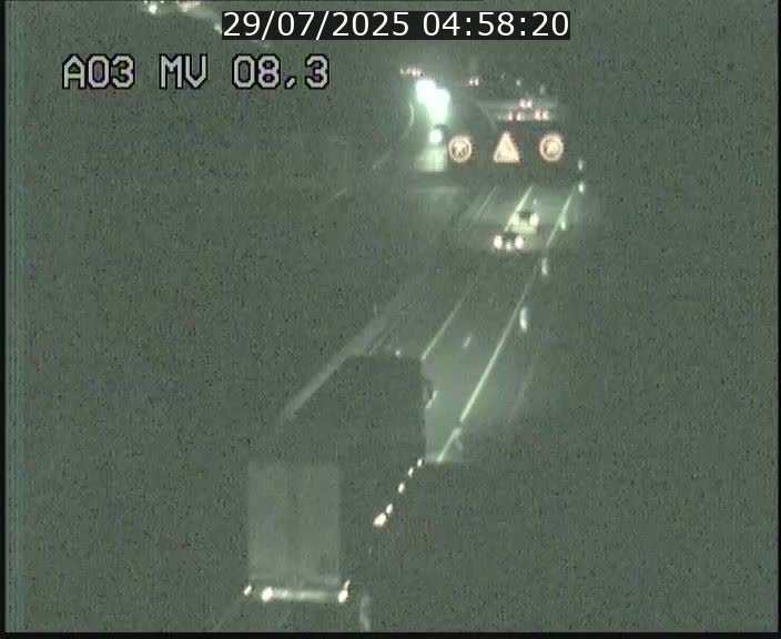 <h2>Webcam Autoroute après la Croix de Bettembourg en direction de Luxembourg sur l'A3</h2>