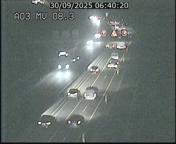 <h2>Webcam Autoroute après la Croix de Bettembourg en direction de Luxembourg sur l'A3</h2>