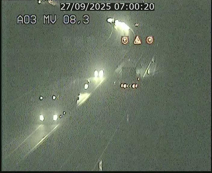 <h2>Webcam Autoroute après la Croix de Bettembourg en direction de Luxembourg sur l'A3</h2>