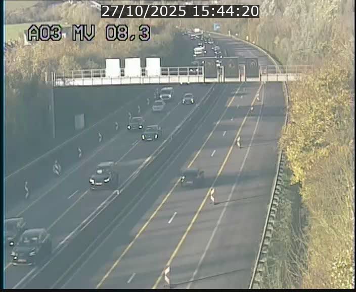 <h2>Webcam Autoroute après la Croix de Bettembourg en direction de Luxembourg sur l'A3</h2>