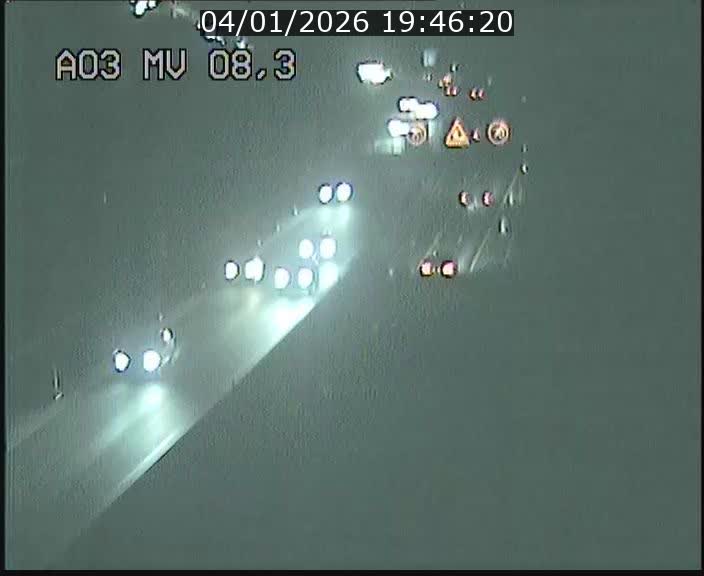 Webcam Autoroute après la Croix de Bettembourg en direction de Luxembourg sur l'A3