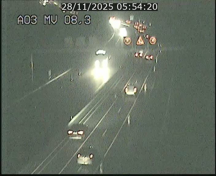 <h2>Webcam Autoroute après la Croix de Bettembourg en direction de Luxembourg sur l'A3</h2>