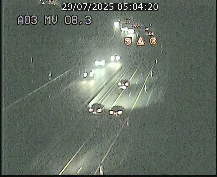 <h2>Webcam Autoroute après la Croix de Bettembourg en direction de Luxembourg sur l'A3</h2>