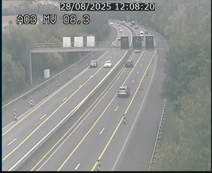 <h2>Webcam Autoroute après la Croix de Bettembourg en direction de Luxembourg sur l'A3</h2>