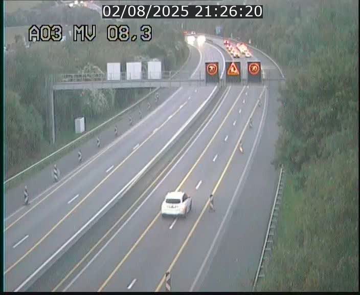 <h2>Webcam Autoroute après la Croix de Bettembourg en direction de Luxembourg sur l'A3</h2>