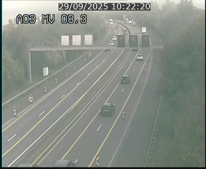 <h2>Webcam Autoroute après la Croix de Bettembourg en direction de Luxembourg sur l'A3</h2>