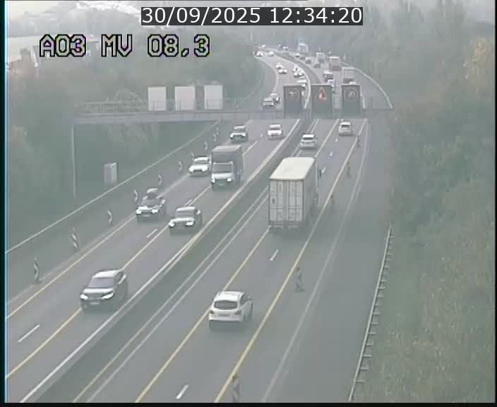 <h2>Webcam Autoroute après la Croix de Bettembourg en direction de Luxembourg sur l'A3</h2>