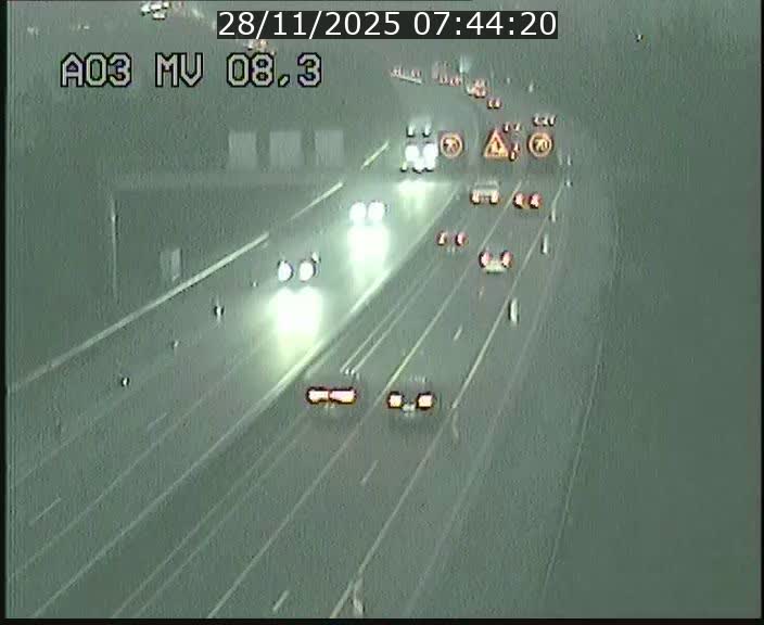 <h2>Webcam Autoroute après la Croix de Bettembourg en direction de Luxembourg sur l'A3</h2>