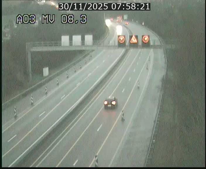 <h2>Webcam Autoroute après la Croix de Bettembourg en direction de Luxembourg sur l'A3</h2>