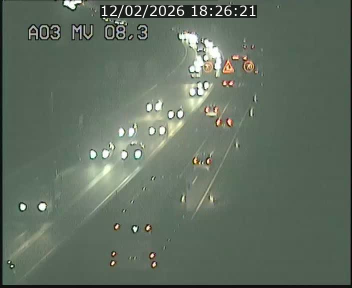 <h2>Webcam Autoroute après la Croix de Bettembourg en direction de Luxembourg sur l'A3</h2>