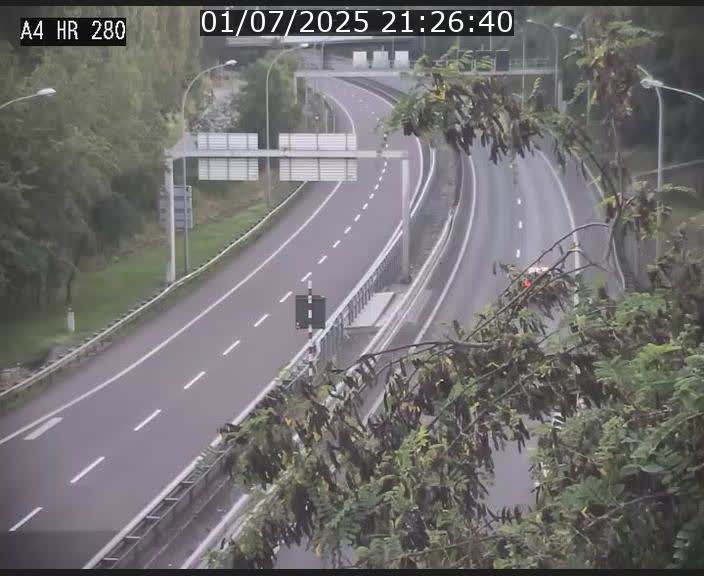 Webcam traffic A4 Luxembourg - BK 0.2 - P+R Bouillon (direction Luxembourg)