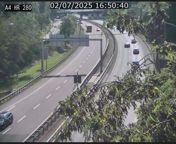 Webcam traffic A4 Luxembourg - BK 0.2 - P+R Bouillon (direction Luxembourg)