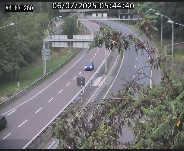 Webcam traffic A4 Luxembourg - BK 0.2 - P+R Bouillon (direction Luxembourg)