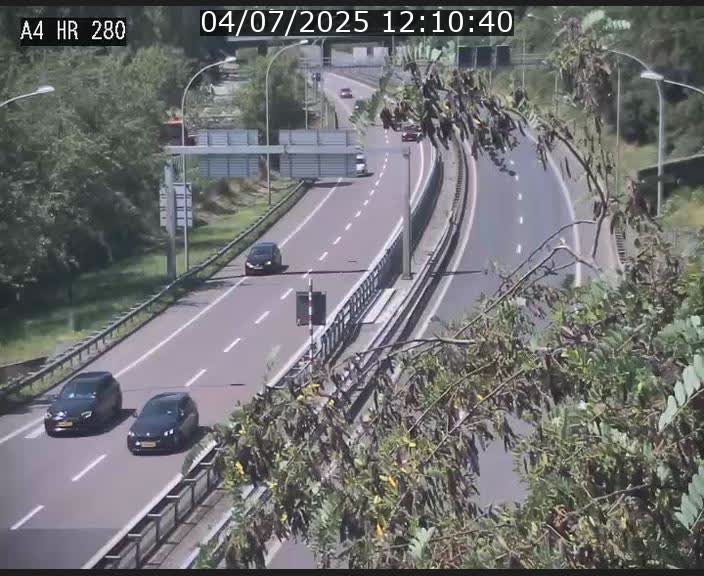 Webcam traffic A4 Luxembourg - BK 0.2 - P+R Bouillon (direction Luxembourg)