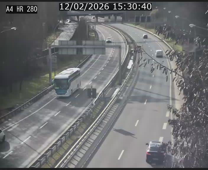 Webcam traffic A4 Luxembourg - BK 0.2 - P+R Bouillon (direction Luxembourg)
